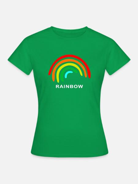 Rainbow - Frauen T-Shirt - Kelly Green