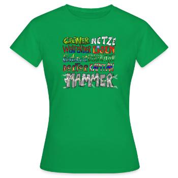 Multi-héros - T-shirt Femme - vert - Devant - AI Model Female 172 dark (172cm)