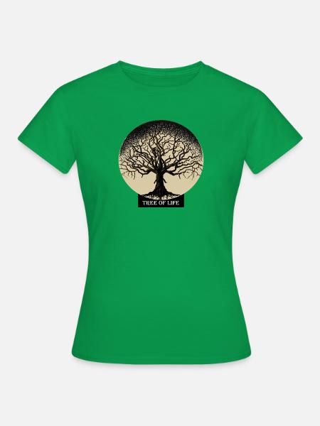 Baum des Lebens - Frauen T-Shirt - Kelly Green