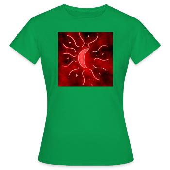 Luna Mandala Roja - T-shirt Femme - vert - Devant - AI Model Female 172 dark (172cm)