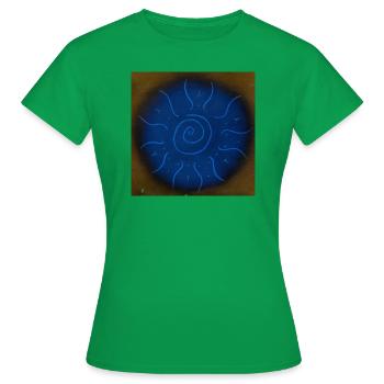 SOL MANDALA INVERSÉ - T-shirt Femme - vert - Devant - AI Model Female 172 dark (172cm)