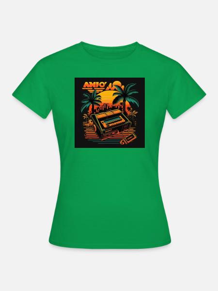 Retro 2 - Frauen T-Shirt - Kelly Green