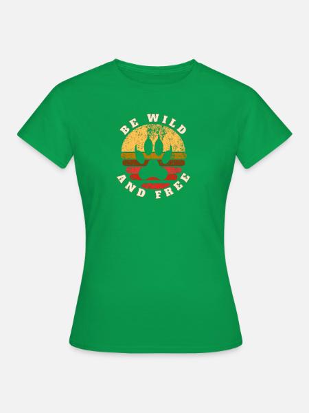 Be Wild Claw - Frauen T-Shirt - Kelly Green