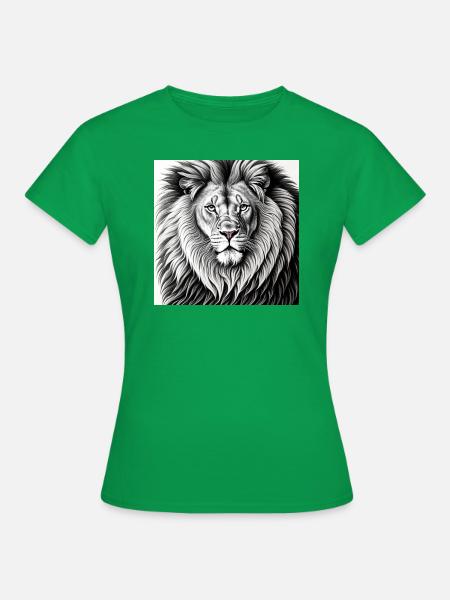 Lion King watching - Frauen T-Shirt - Kelly Green
