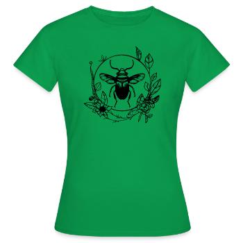 Insectes, bestioles, arthropodes - T-shirt Femme - vert - Devant - AI Model Female 172 dark (172cm)