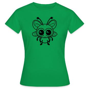 Insectes, bestioles, arthropodes - T-shirt Femme - vert - Devant - AI Model Female 172 dark (172cm)