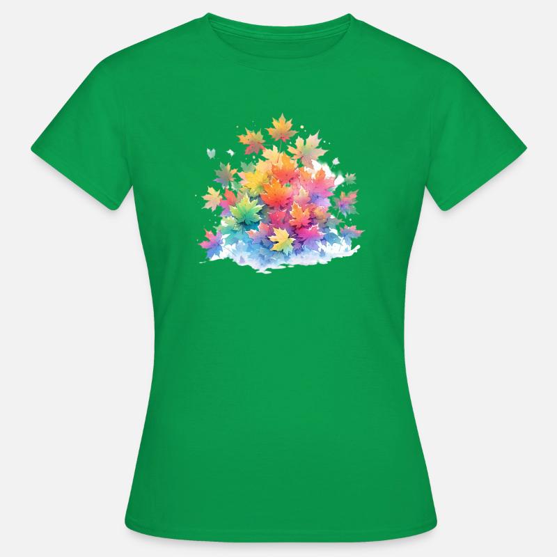 Pride Maple Leafs - Women's T-Shirt - kelly green