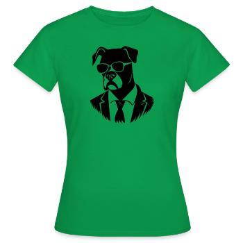 Races de chiens boxers - T-shirt Femme - vert - Devant - AI Model Female 172 dark (172cm)