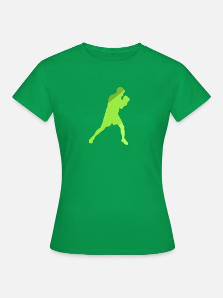 Schlag Boxing Knockout Boxing - Frauen T-Shirt - Kelly Green