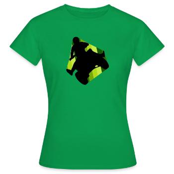 VTT cascadeur - T-shirt Femme - vert - Devant - AI Model Female 172 dark (172cm)