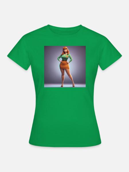 Sekretärin, Animiert - Frauen T-Shirt - Kelly Green