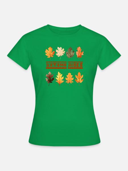 Autumn Vibes - Frauen T-Shirt - Kelly Green