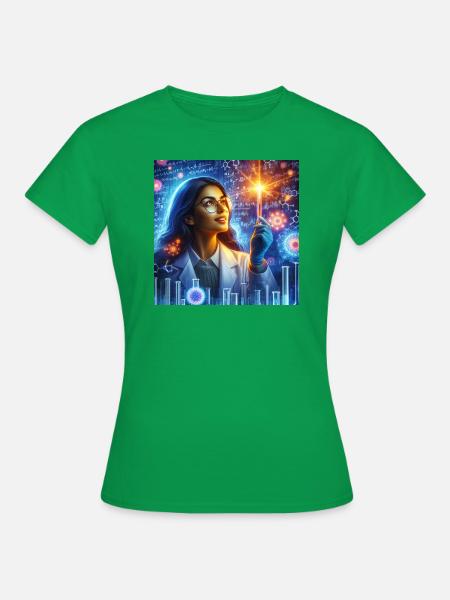 Licht des Wissens - Frauen T-Shirt - Kelly Green