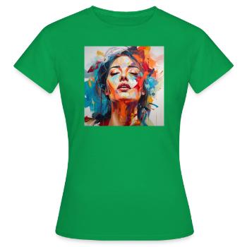FÉLICITÉ - T-shirt Femme - vert - Devant - AI Model Female 172 dark (172cm)