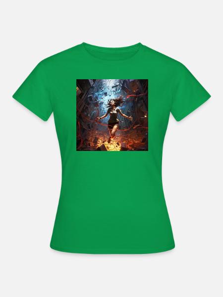 FLUCHT - Frauen T-Shirt - Kelly Green