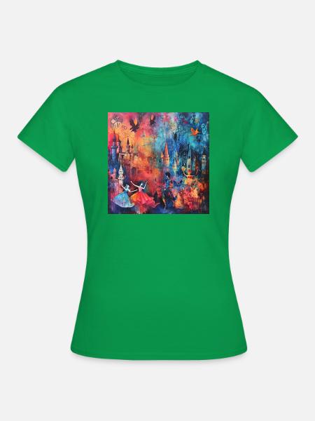 Märchennacht - Frauen T-Shirt - Kelly Green