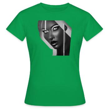 belle déesse - T-shirt Femme - vert - Devant - AI Model Female 172 dark (172cm)