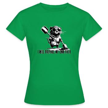 Maulwurf - Frauen T-Shirt - Kelly Green - Vorne - AI Model Female 172 dark (172cm)