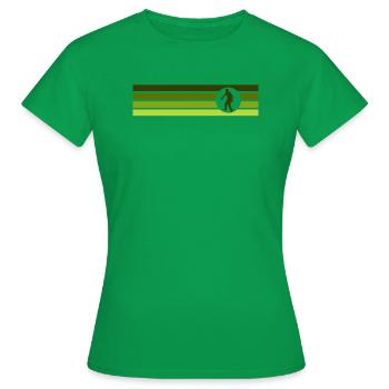 Disc Disc Spieler - Frauen T-Shirt - Kelly Green - Vorne - AI Model Female 172 dark (172cm)