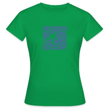 Lancer de hache Double hache Lancer de hache - T-shirt Femme - vert - Devant - AI Model Female 172 dark (172cm)