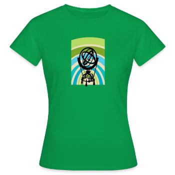 Astrophysique Physique des corps célestes - T-shirt Femme - vert - Devant - AI Model Female 172 dark (172cm)