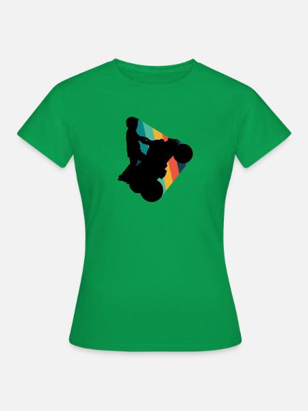 ATV Stuntman Stunt - Frauen T-Shirt - Kelly Green