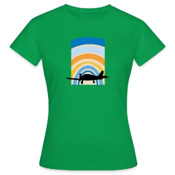 Aerospace Pilot Pilot - Women's T-Shirt - kelly green - Front - AI Model Female 172 dark (172cm)