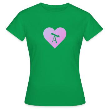 Physique Physique Corps célestes - T-shirt Femme - vert - Devant - AI Model Female 172 dark (172cm)