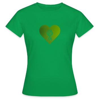 Physique Astrophysique Corps célestes - T-shirt Femme - vert - Devant - AI Model Female 172 dark (172cm)