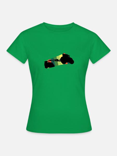 Hof Landwirtschaft - Frauen T-Shirt - Kelly Green