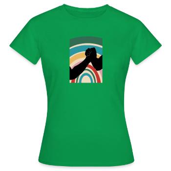 Bras de fer Bras de fer Bras de fer - T-shirt Femme - vert - Devant - AI Model Female 172 dark (172cm)