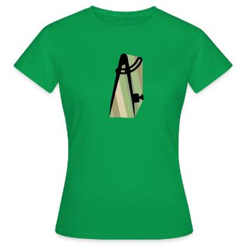Construction d’une maison d’architecte - T-shirt Femme - vert - Devant - AI Model Female 172 dark (172cm)