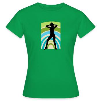 Aérobic Aérobic Fitness - T-shirt Femme - vert - Devant - AI Model Female 172 dark (172cm)