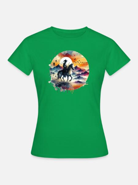 Asien Träume - Frauen T-Shirt - Kelly Green