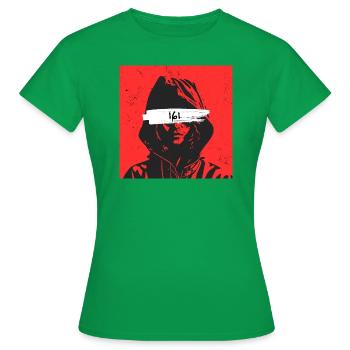 Action antifasciste 161 - T-shirt Femme - vert - Devant - AI Model Female 172 dark (172cm)
