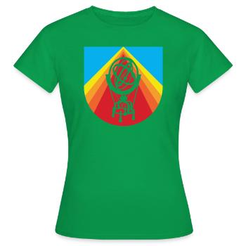 Astrophysique Corps célestes Astrophysique - T-shirt Femme - vert - Devant - AI Model Female 172 dark (172cm)