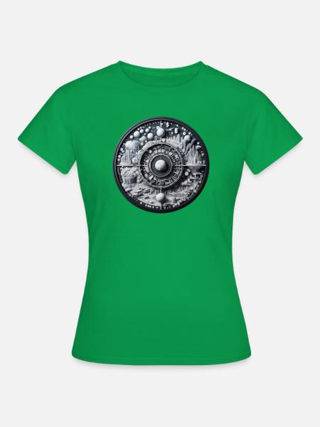 Die Uhr der Zivilisation - Frauen T-Shirt - Kelly Green