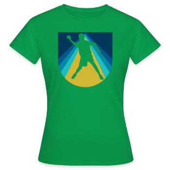Équipe Dodgeball Équipe - T-shirt Femme - vert - Devant - AI Model Female 172 dark (172cm)