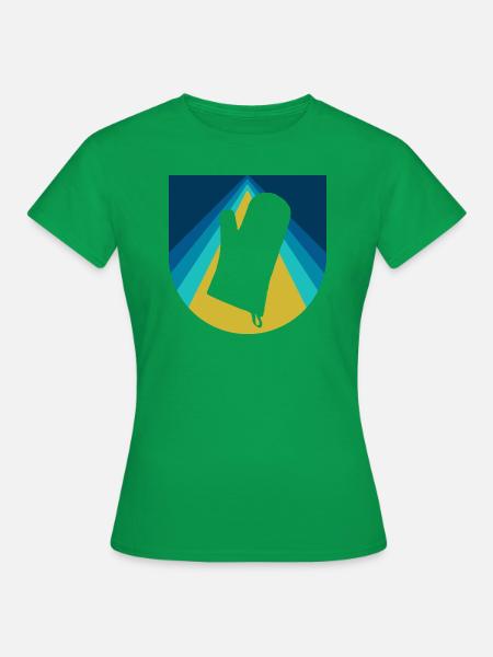 Backen Backen Backen Backwaren - Frauen T-Shirt - Kelly Green