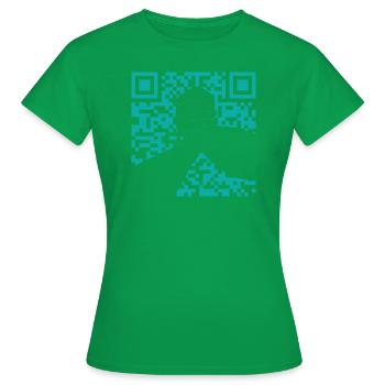 Bras de fer Développé couché Lutte - T-shirt Femme - vert - Devant - AI Model Female 172 dark (172cm)