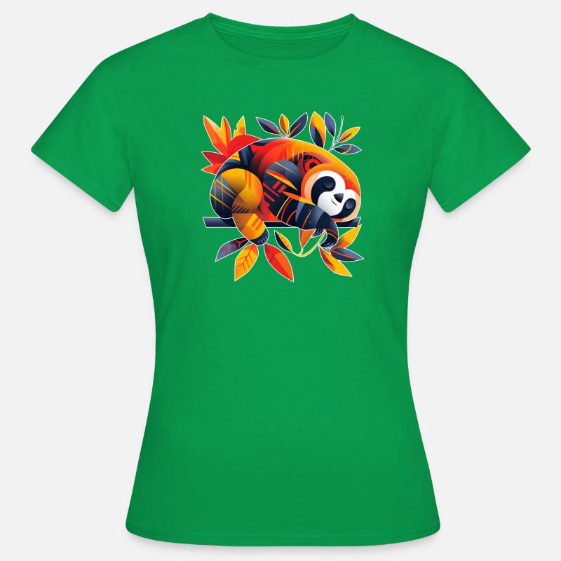 Sloth | abstract artwork - Women's T-Shirt - kelly green