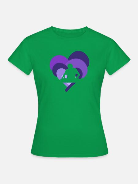 DJ Djing Electro - Frauen T-Shirt - Kelly Green