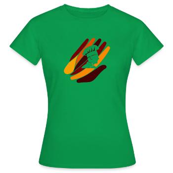 Chef Étoilé Chef Cuisinier - T-shirt Femme - vert - Devant - AI Model Female 172 dark (172cm)