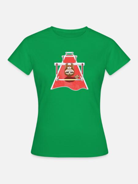 Faultier Leichtathletik - Frauen T-Shirt - Kelly Green
