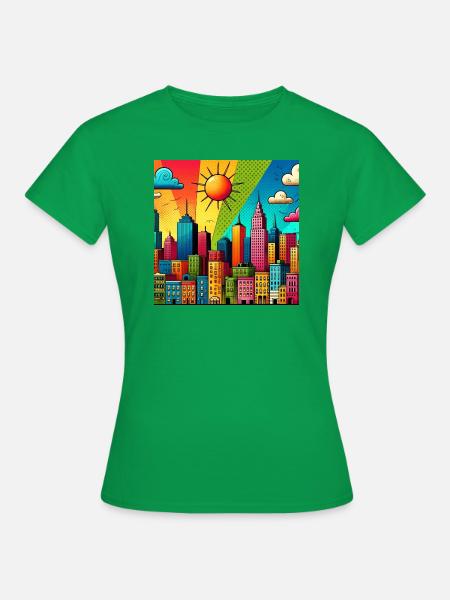CitySummer - Frauen T-Shirt - Kelly Green