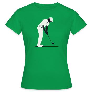 Golf Golf Jeu de golf - T-shirt Femme - vert - Devant - AI Model Female 172 dark (172cm)