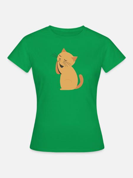 Mieze Mietzekatze - Frauen T-Shirt - Kelly Green