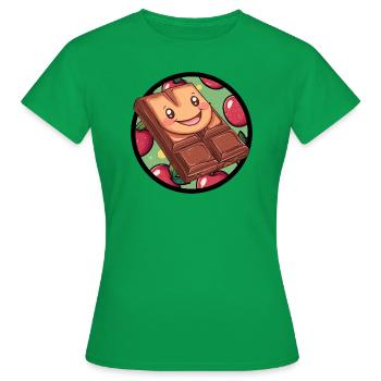 Chocolat Cacao - T-shirt Femme - vert - Devant - AI Model Female 172 dark (172cm)