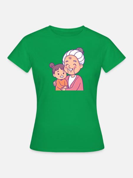 Oma Großmutter Omi - Frauen T-Shirt - Kelly Green