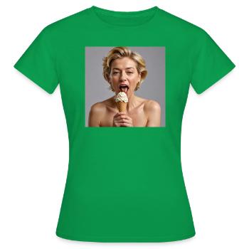 Ursula - Frauen T-Shirt - Kelly Green - Vorne - AI Model Female 172 dark (172cm)